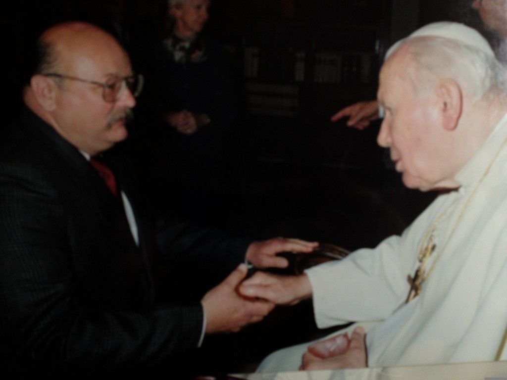 Bogdan Piotrowski y Juan Pablo II